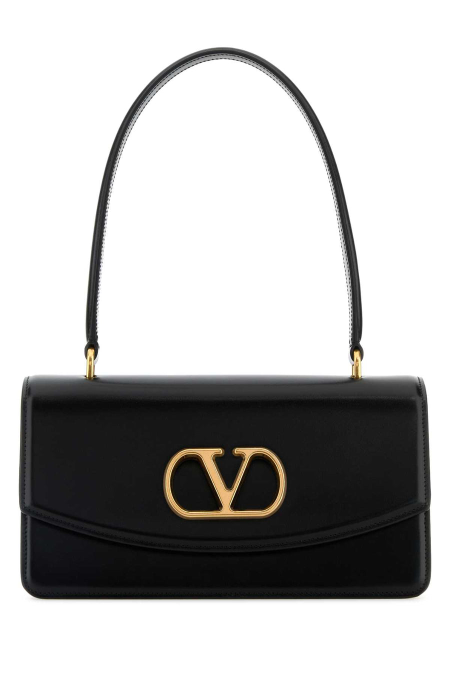 Valentino Garavani Handle Calf leather shoulder bag in black