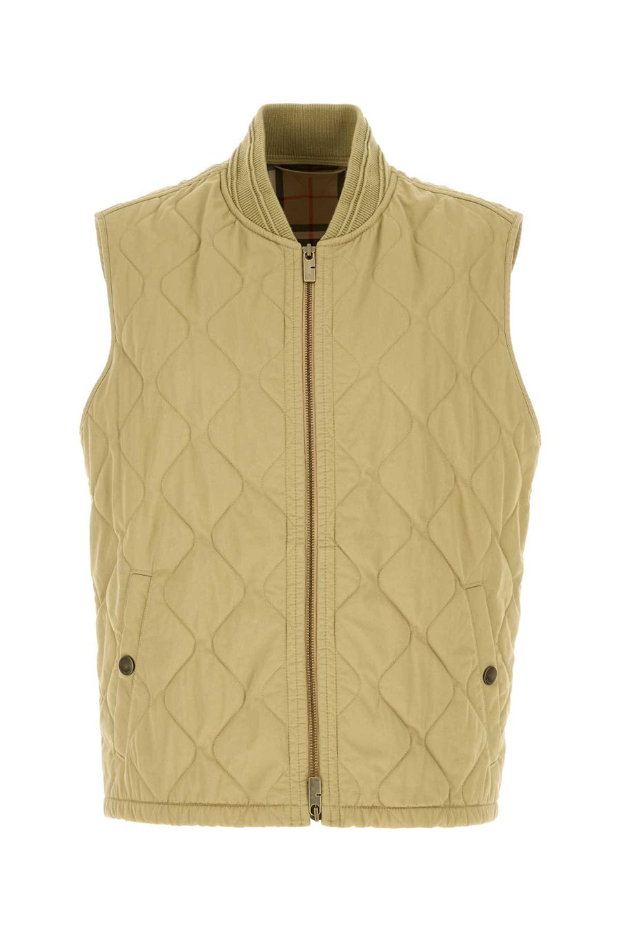 Burberry Exterior: 100% Cotton; Lining: 100% Cotton gilet in beige