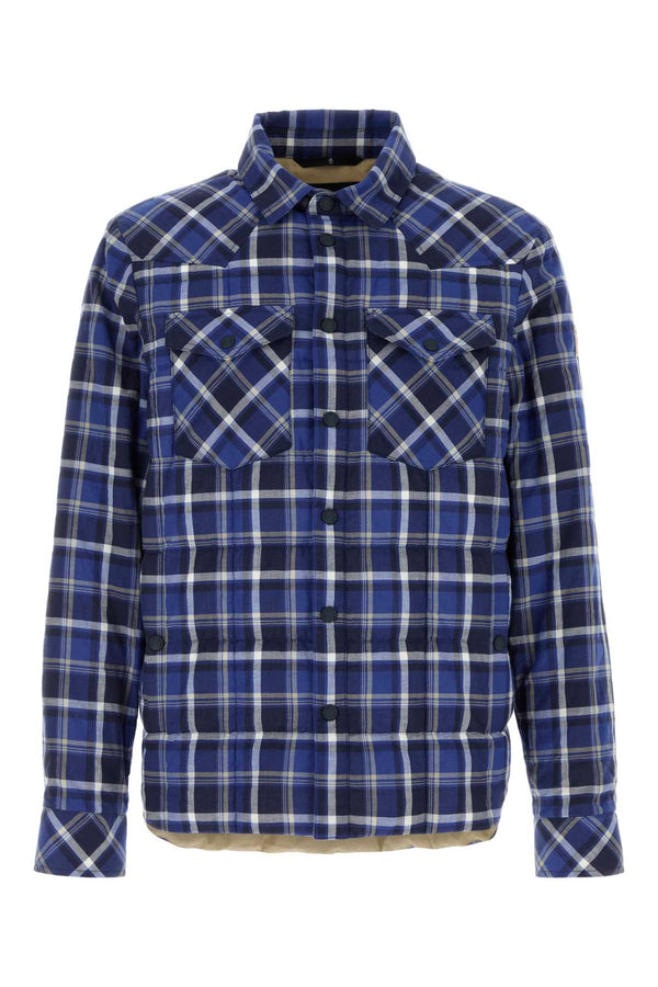 Moncler Grenoble Shirt 99% Cotton shirt in blue