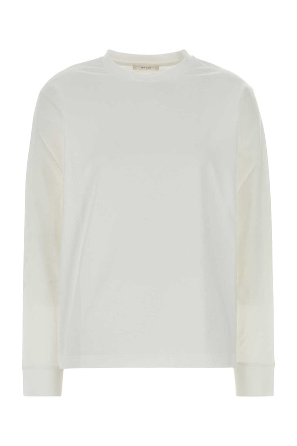The Row 100% Cotton t-shirt in white