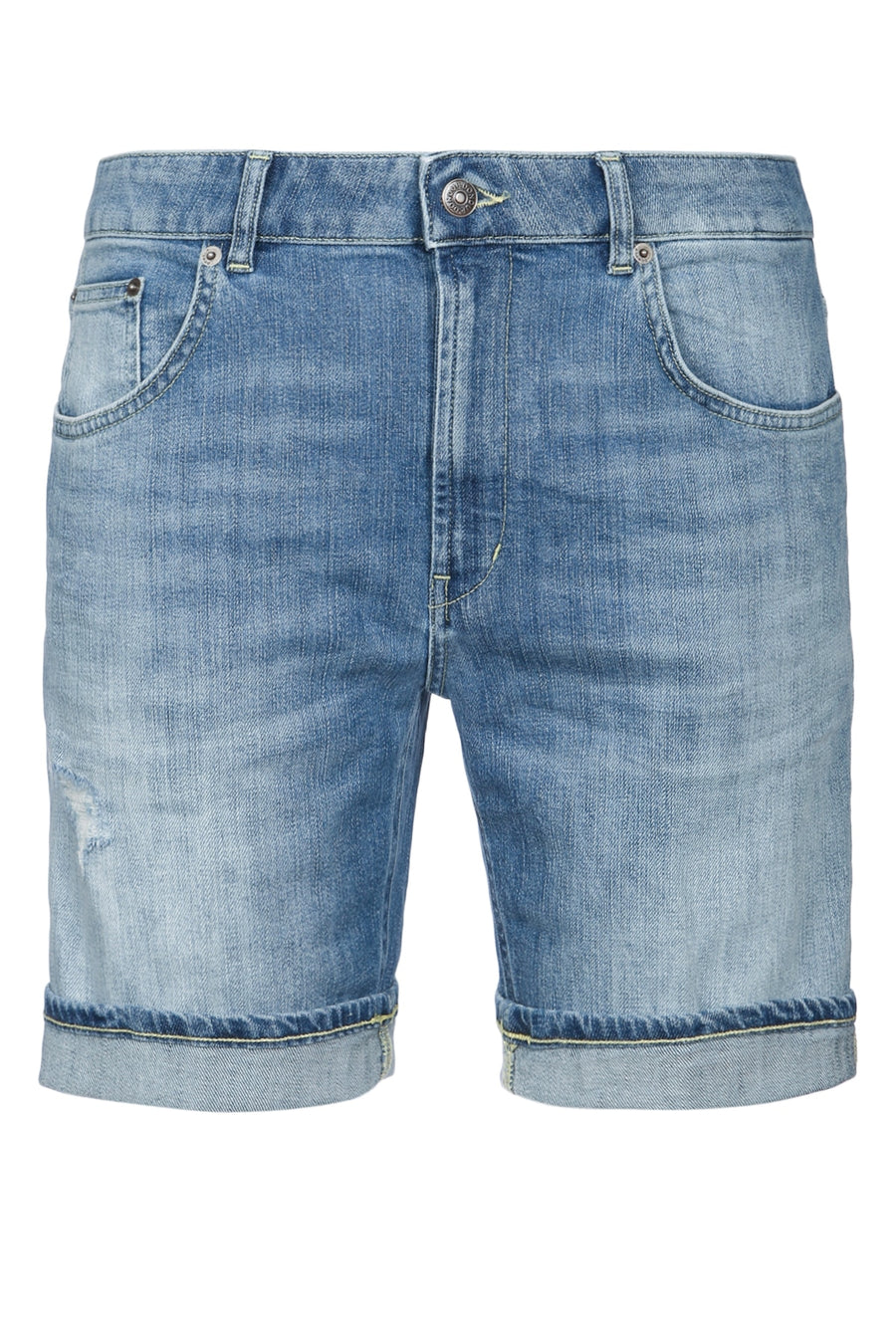 Dondup 79% Cotton bermuda shorts in blue