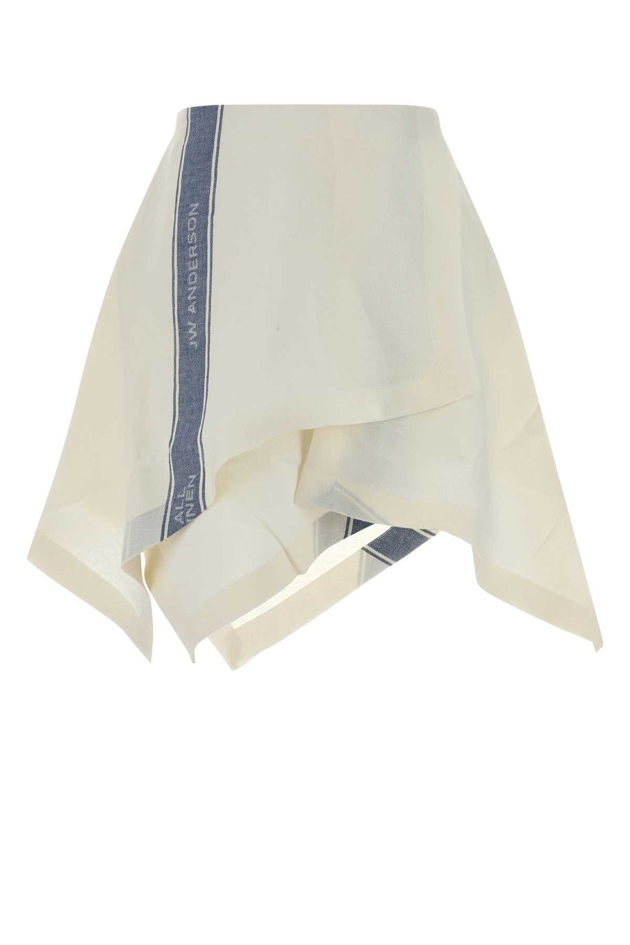 JW Anderson Skirt 100% Linen mini skirt in white