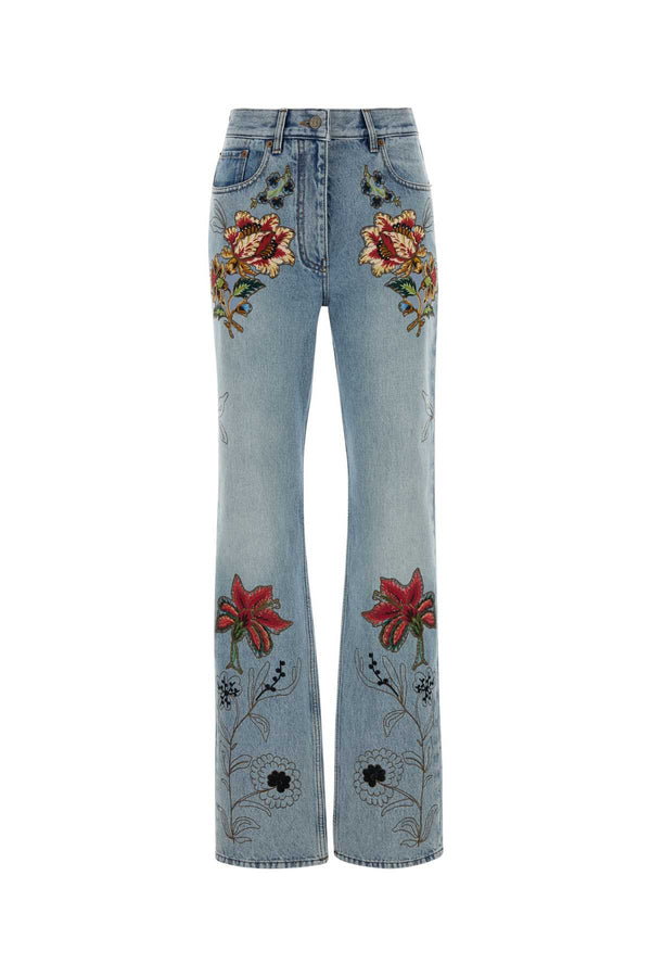 Valentino Garavani 100% Cotton jeans in blue