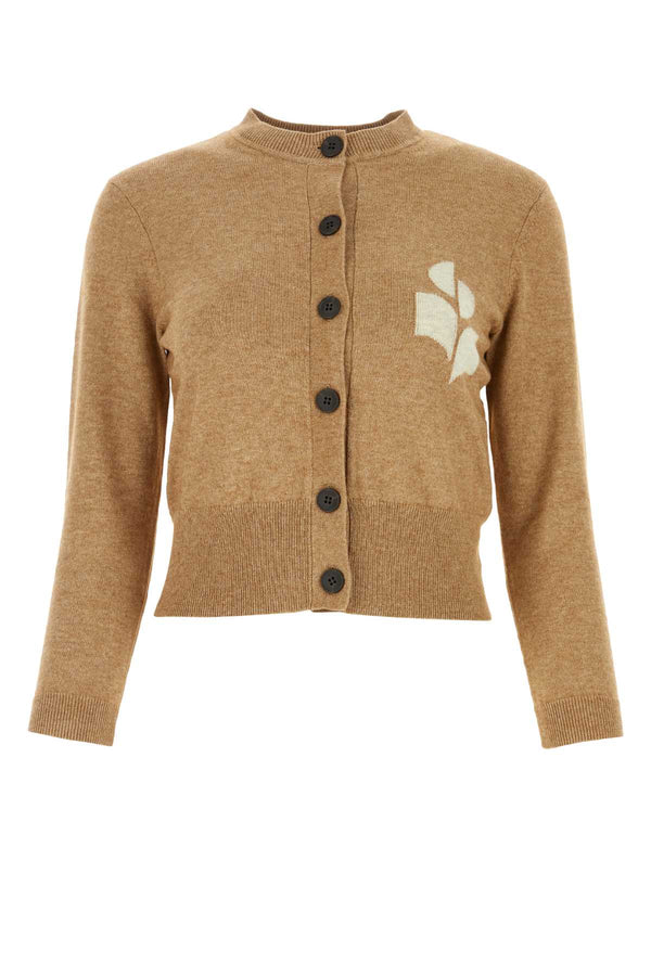 Isabel Marant Etoile 70% Cotton cardigan in camel