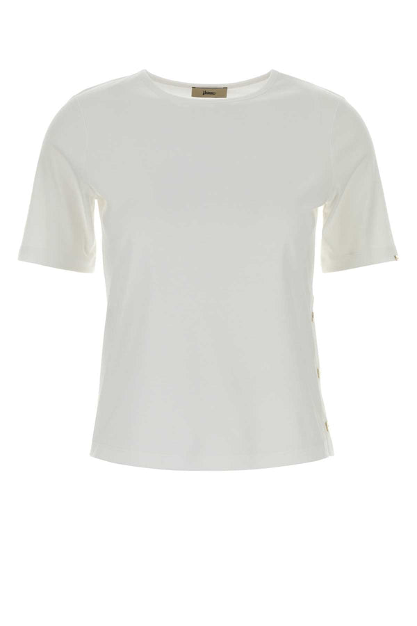 Herno Spacchetto 100% Cotton t-shirt in white