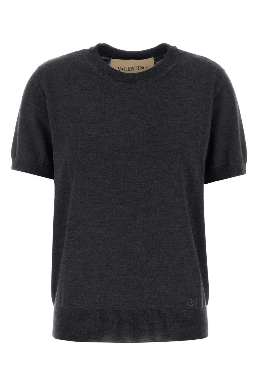 Valentino Garavani Vlogo 100% Wool sweater in gray