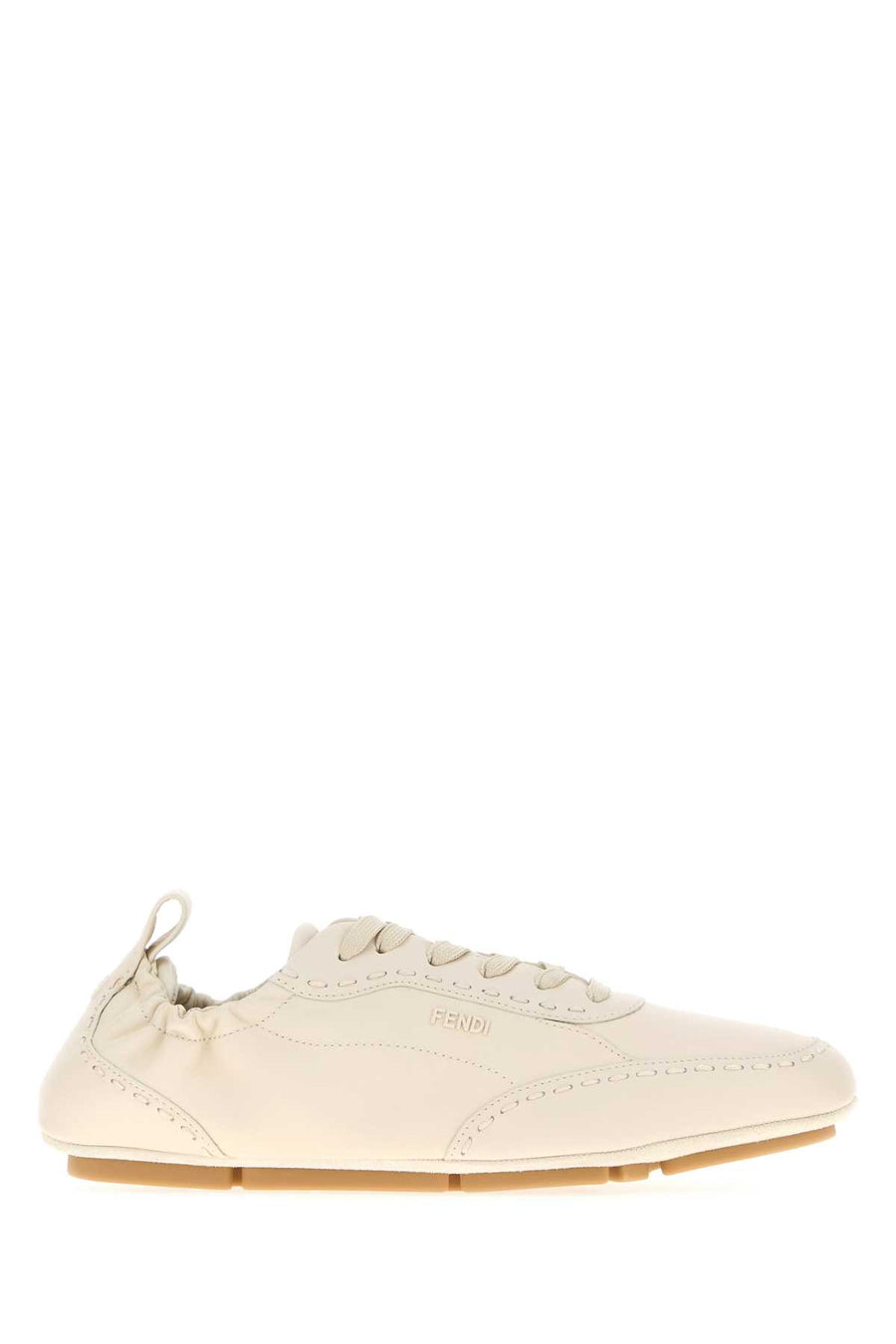Fendi Flat Exterior: 100% Calf sneakers in white