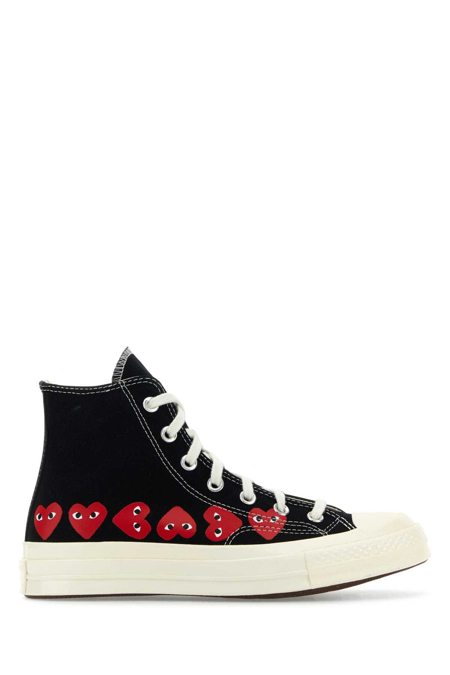 Comme Des Garcons Play Canvas sneakers in black
