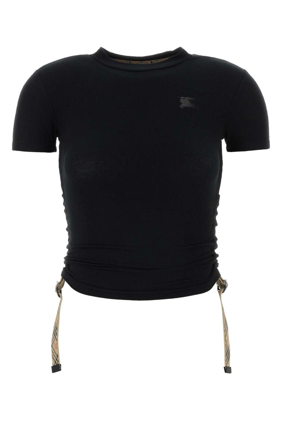 Burberry 82% Modal t-shirt in black