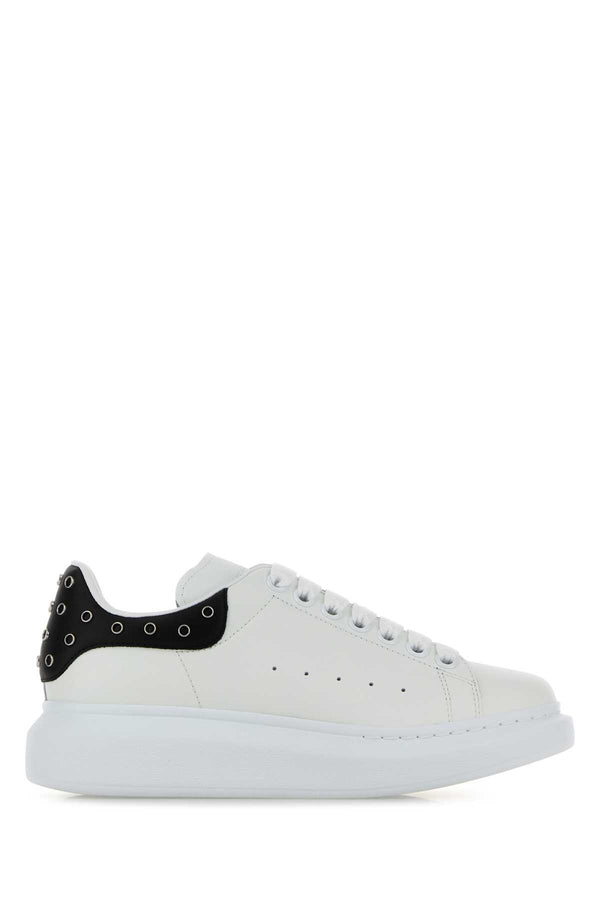 Alexander McQueen Exterior: 100% Calf sneaker in white