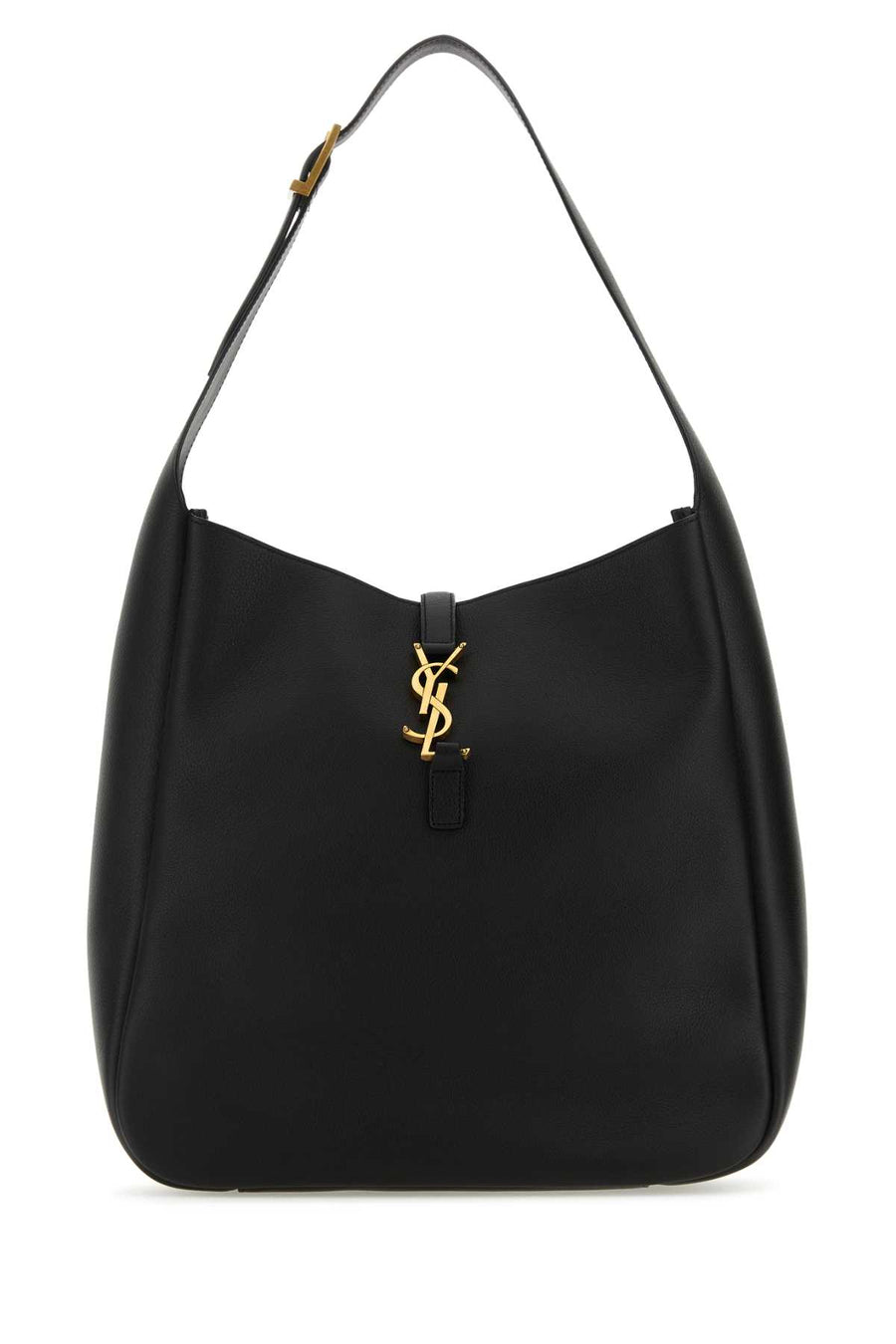 Saint Laurent Exterior: 100% Calf Lining: 100% Suede Finishing: Antiqued golden metal shoulder bag in black