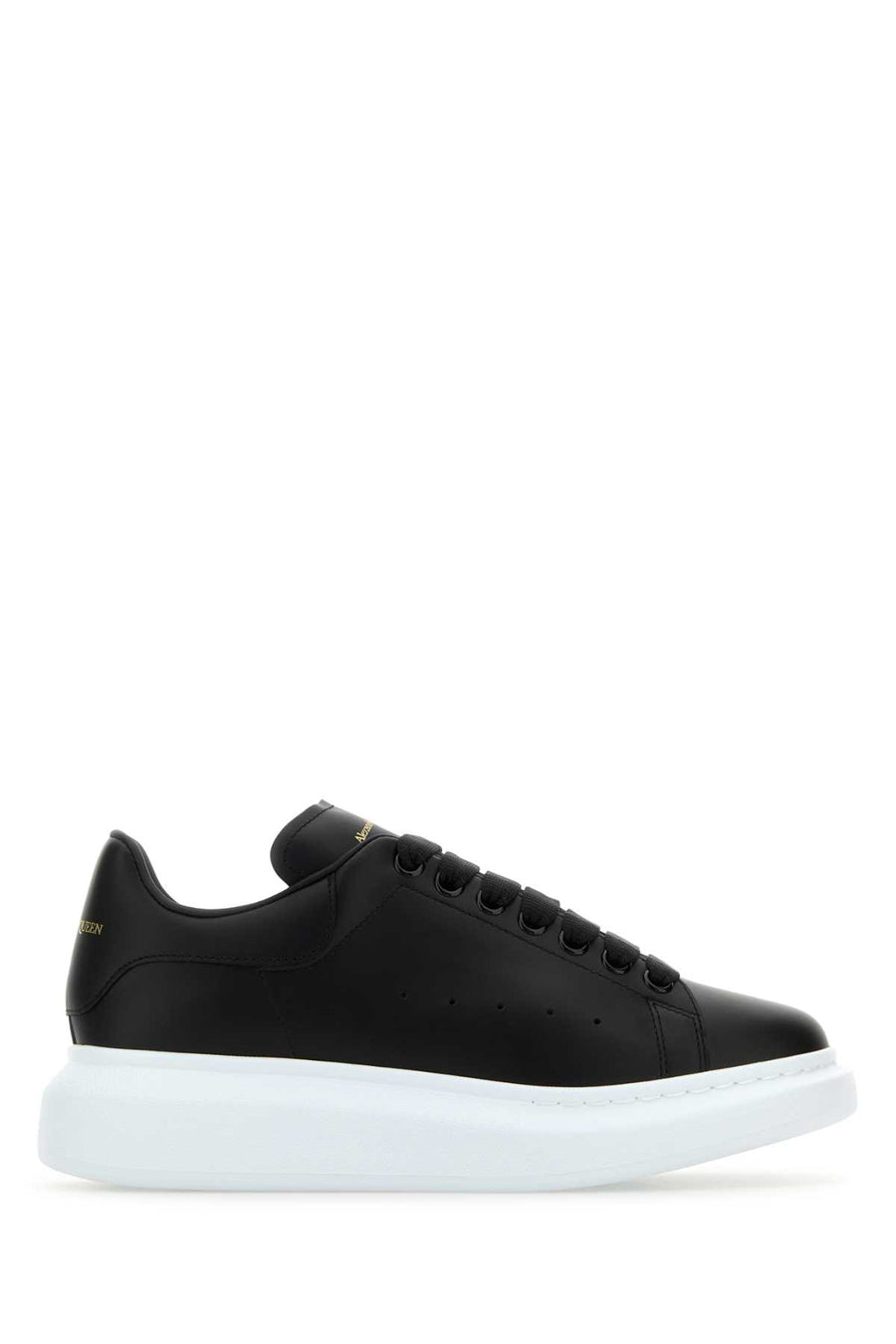 Alexander McQueen Calf leather sneaker in black