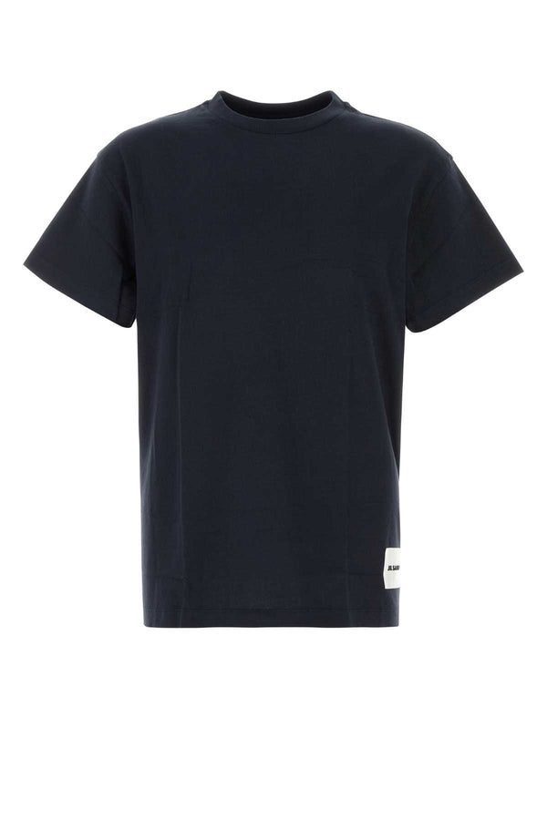 Jil Sander Pack 100% Cotton t-shirt in navy