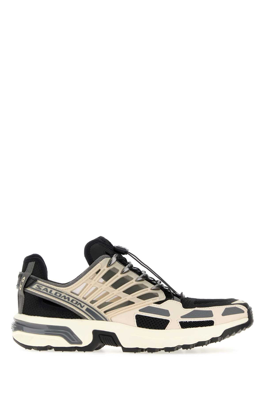 Salomon Shell Exterior: Mesh and Rubber; Interior: Fabric; Sole: Rubber sneaker in multicolor
