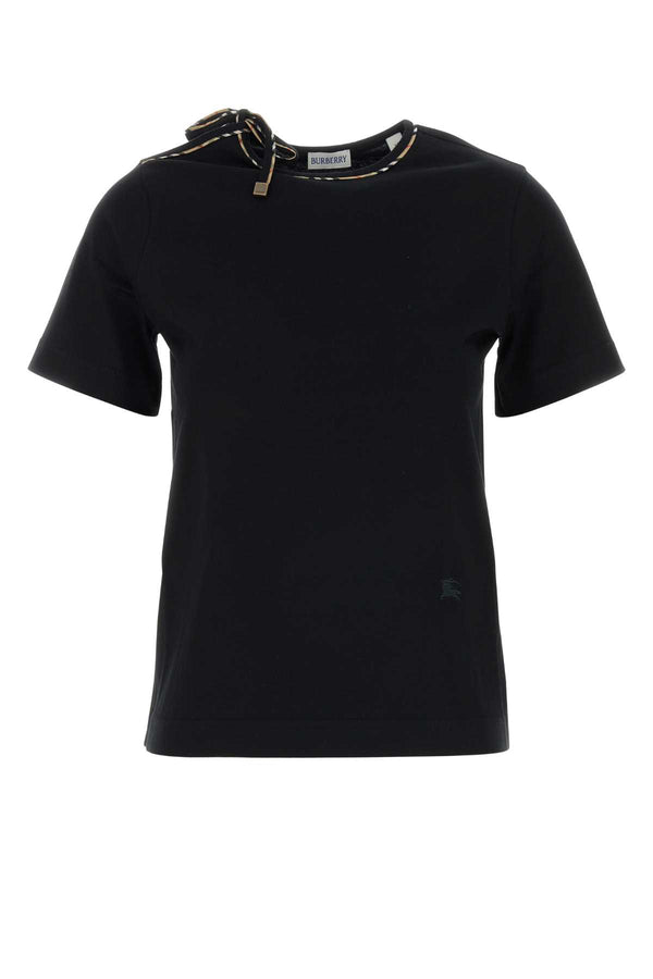 Burberry Exterior: 100% Cotton t-shirt in black
