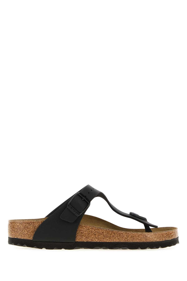 Birkenstock Exterior: 100% Leather sandal in black