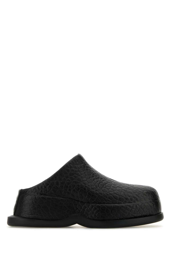 Alexander McQueen Exterior: 100% Leather slipper in black
