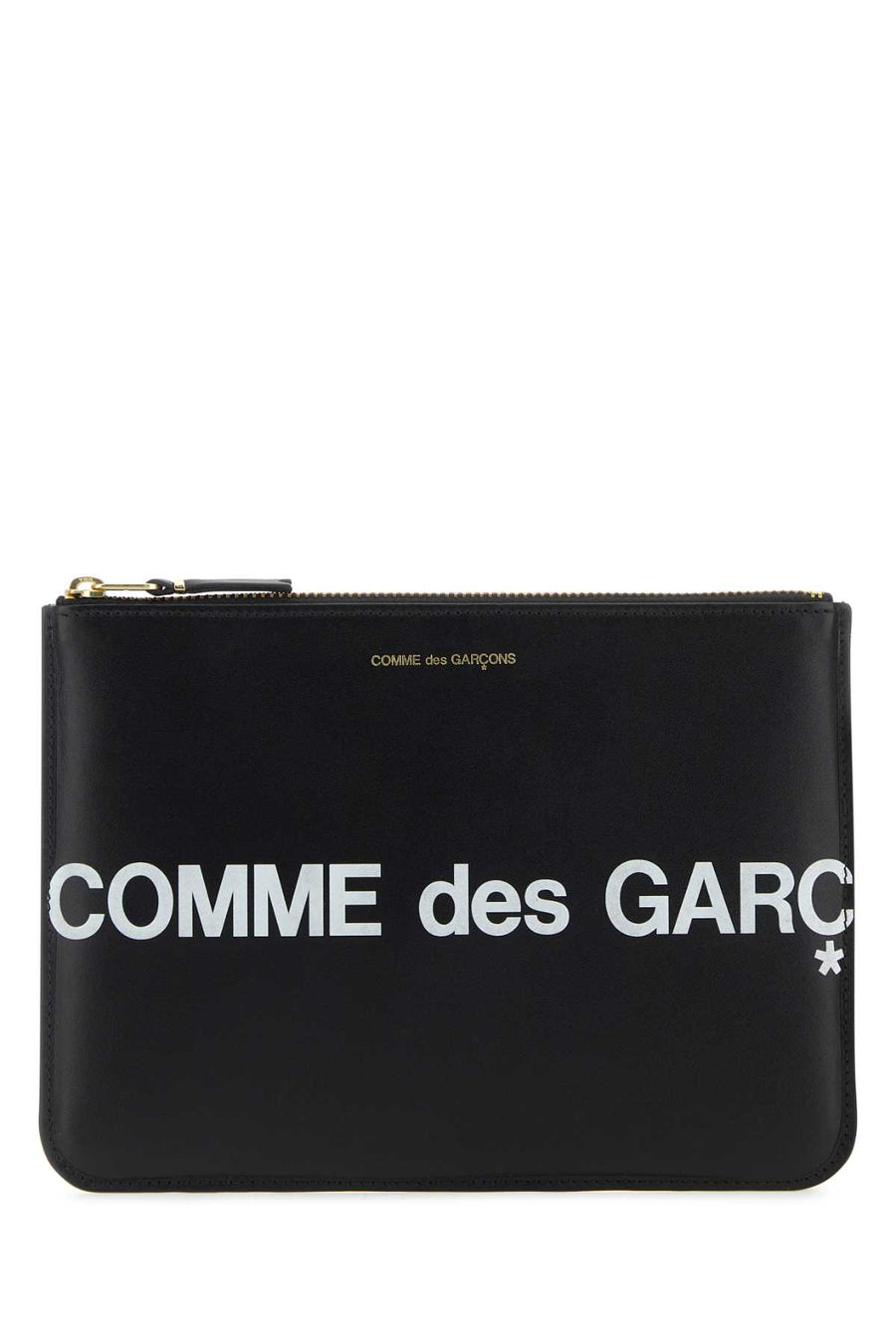Comme des Garçons 100% Leather clutch in black