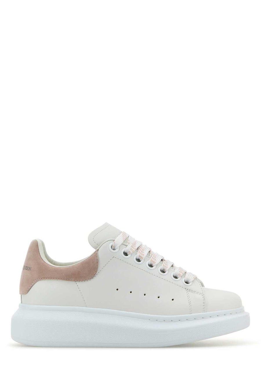 Alexander McQueen Exterior: 100% Leather sneaker in white