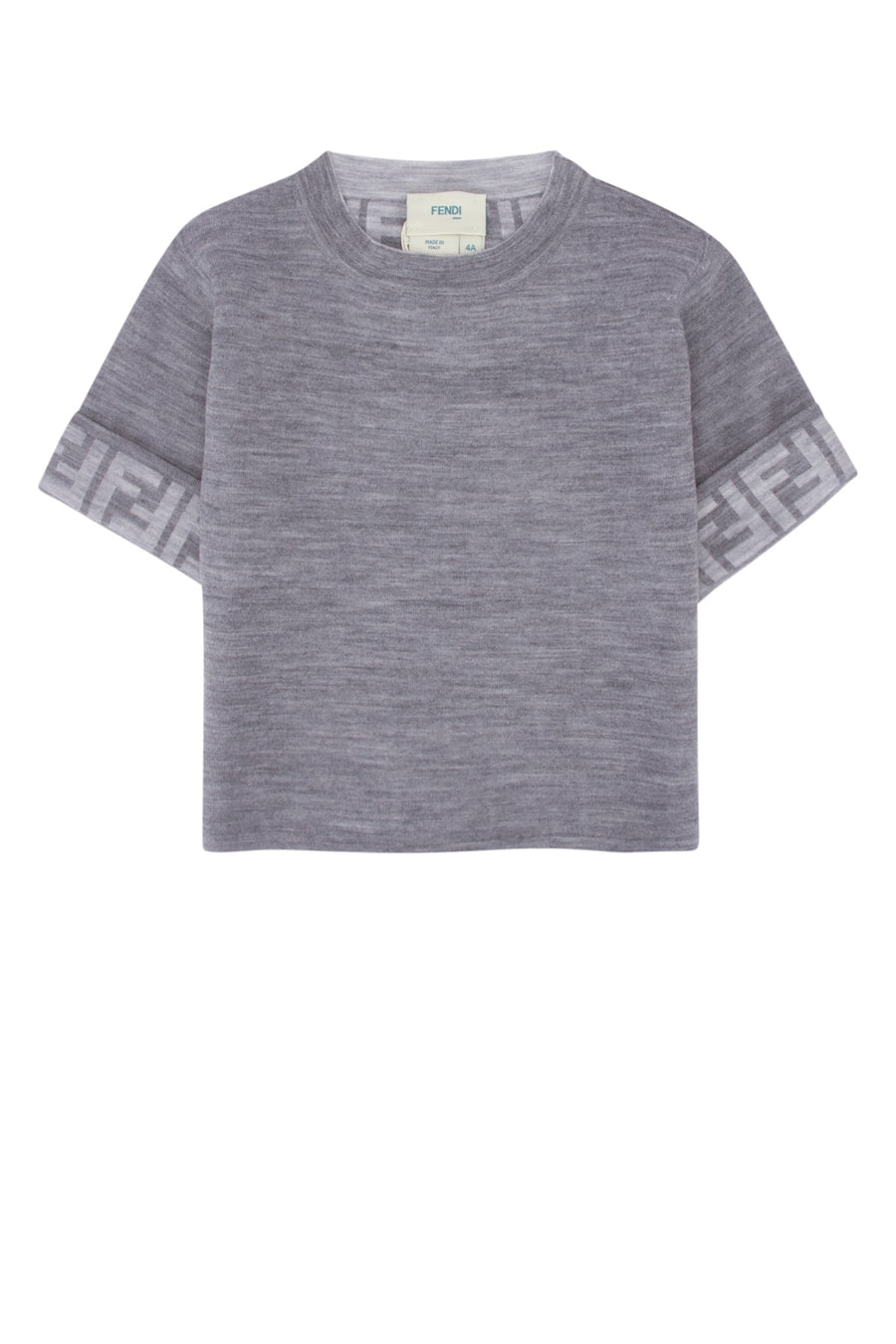 Fendi Kids Wool sweater in gray