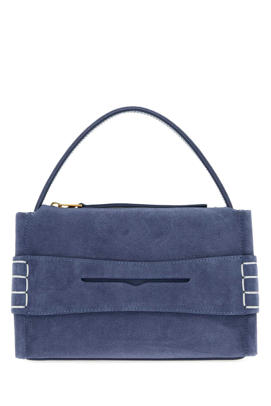 JW Anderson Loafer Exterior: 100% Suede shoulder bag in navy