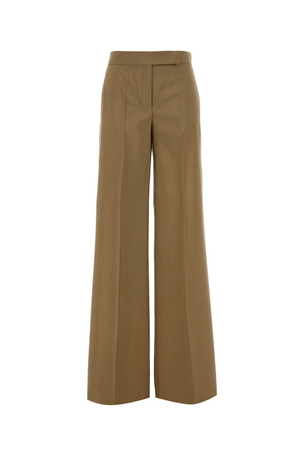 Max Mara 75% Virgin wool trousers in beige