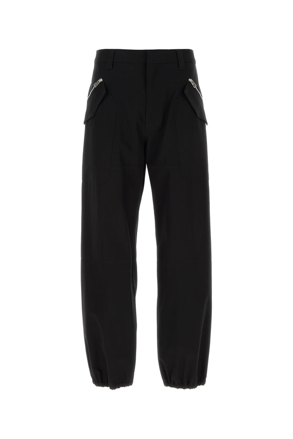 Loewe Exterior: 95% Cotton trousers in black