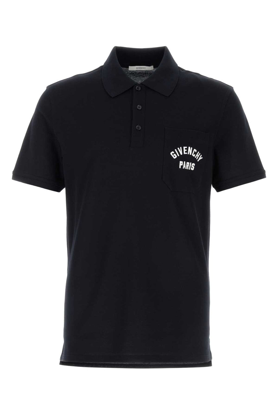 Givenchy Pocket 100% Cotton polo shirt in black