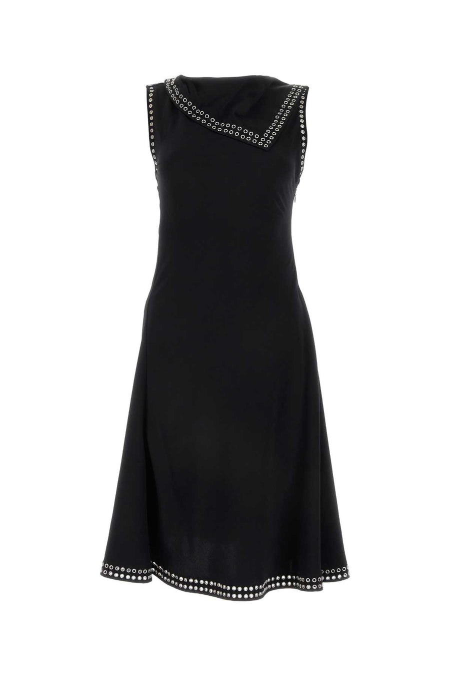 Burberry 100% Viscose dress in black