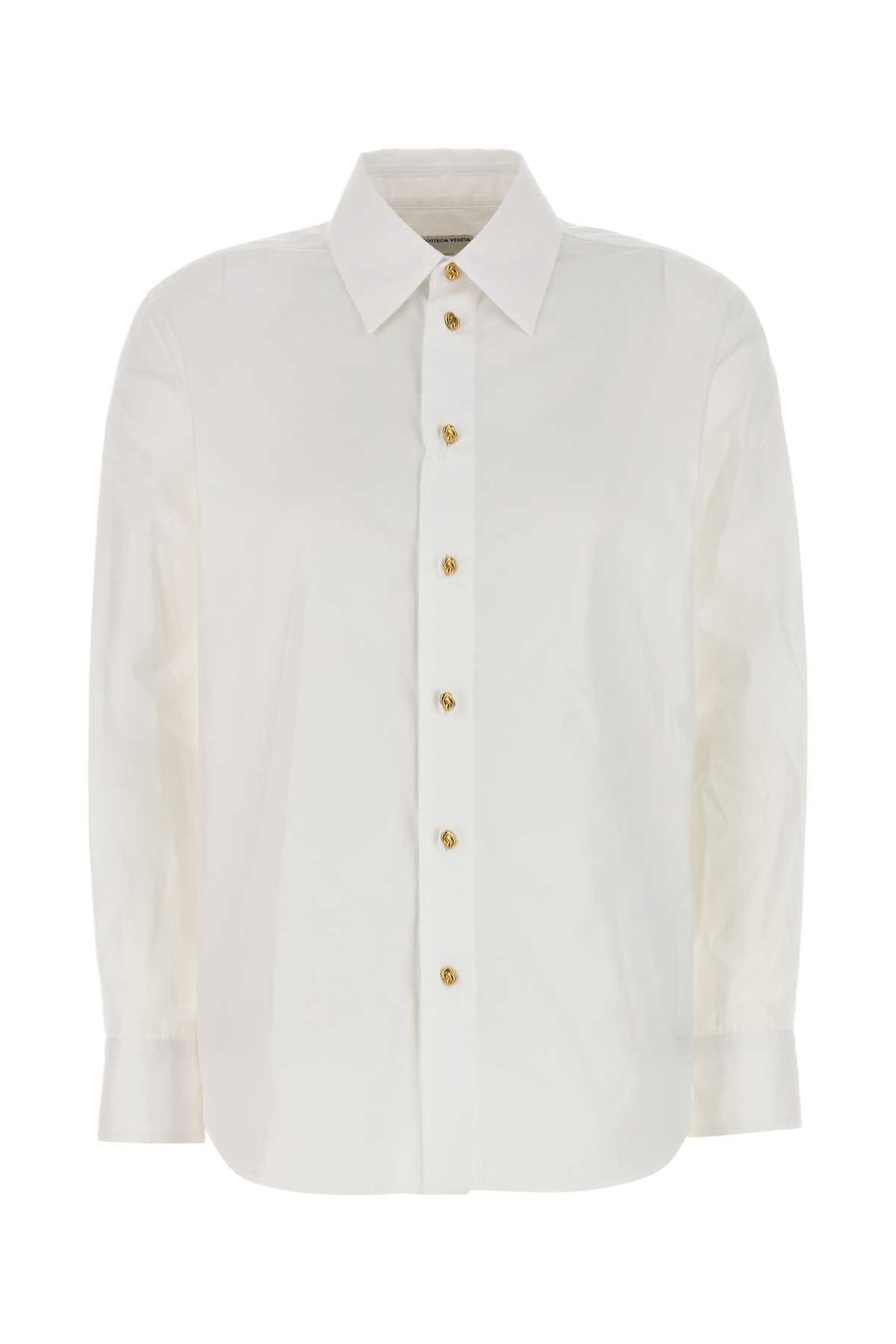 Bottega Veneta Poplin 100% Cotton shirt in white