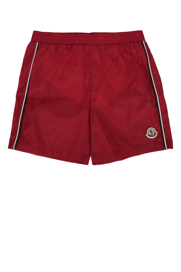 Moncler Jr 100% Polyamide/Nylon swim shorts in red