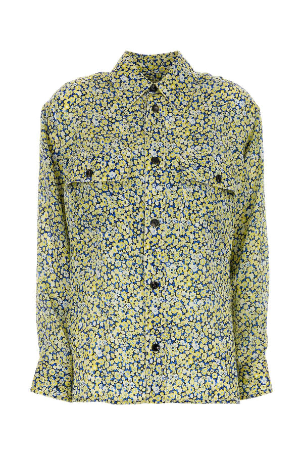 Bottega Veneta Daisy 100% Silk shirt in blue