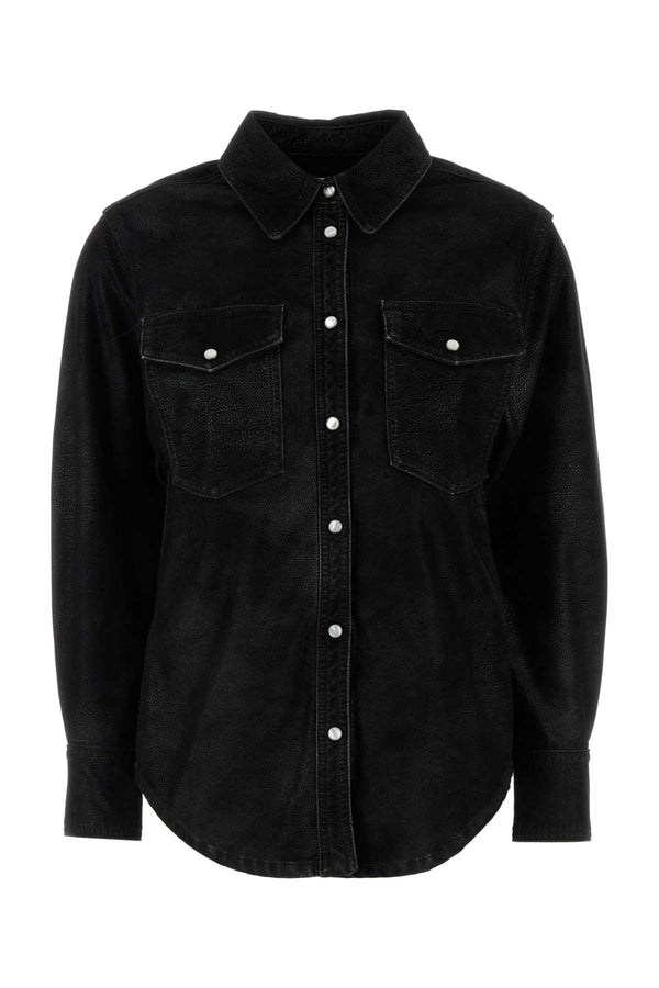 Isabel Marant Etoile 63% Polyurethane shirt in black