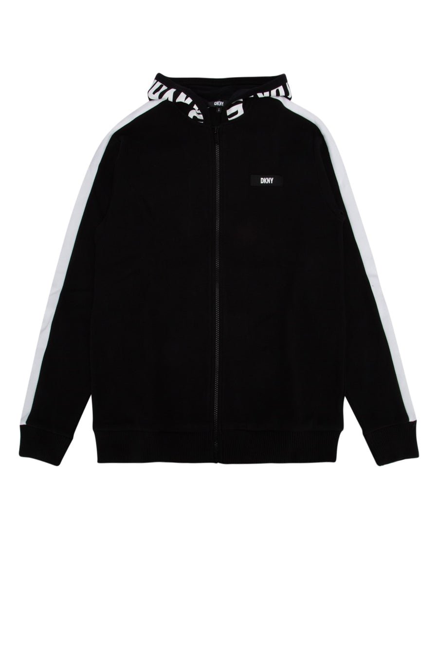 Dkny Junior 90% cotton cardigan in black