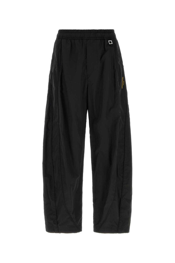 Wooyoungmi Pants 100% Nylon trousers in black