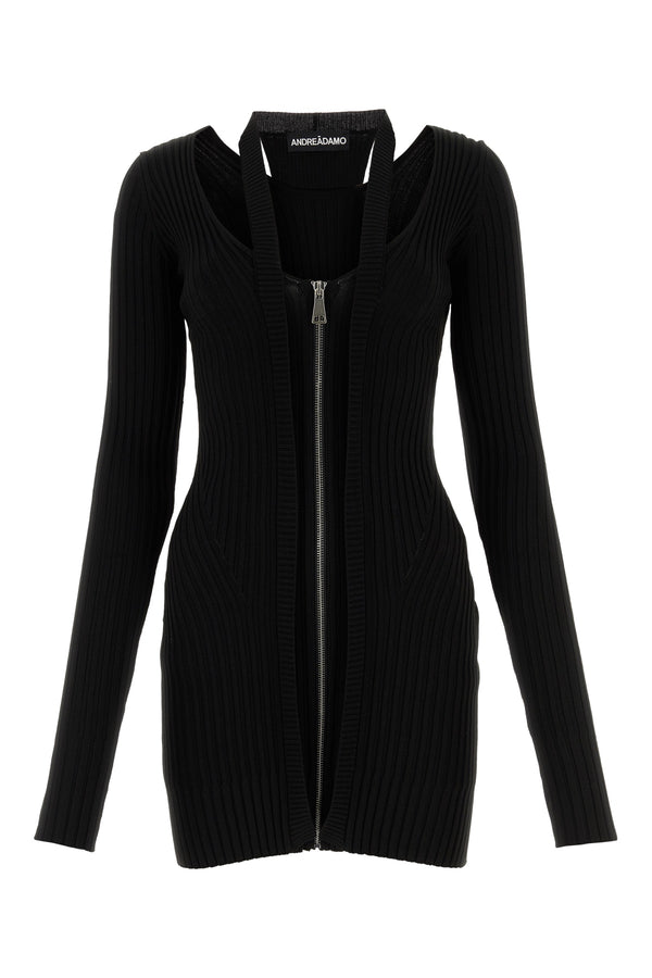 Andrea Adamo Viscose dress in black