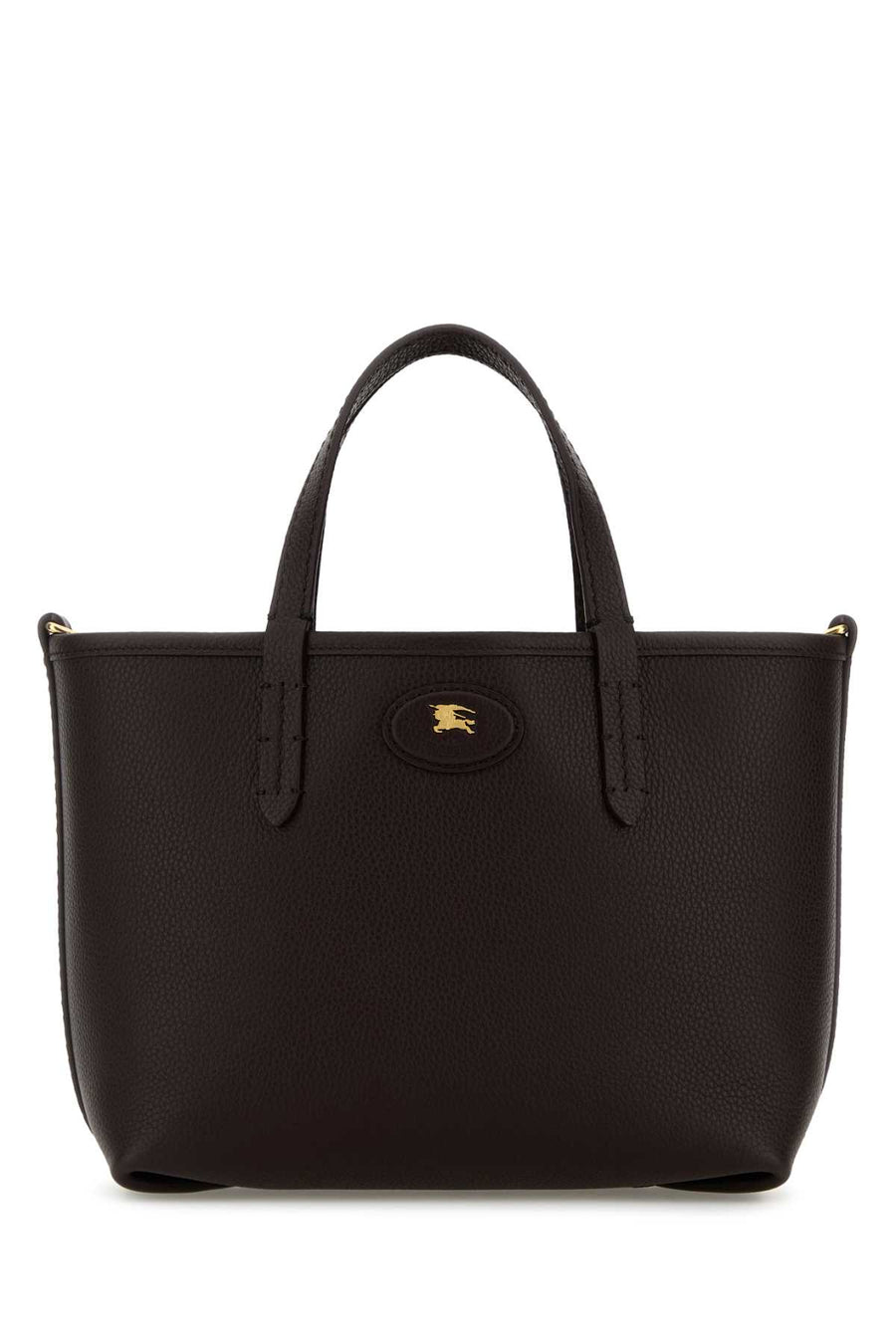 Burberry Reversible 100% calf grain leather (Bos Taurus) tote bag in brown