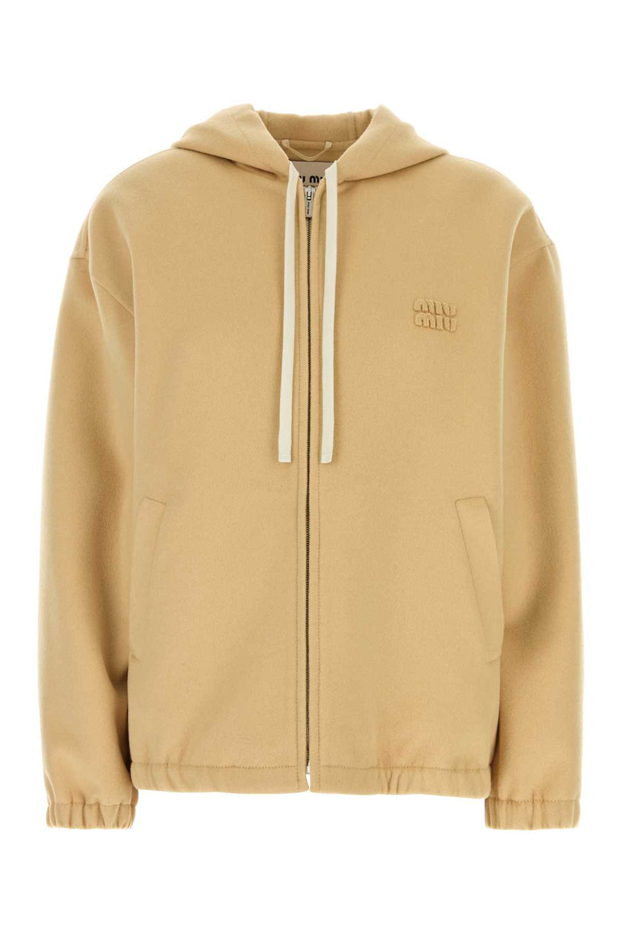 Miu Miu Exterior: 90% Virgin wool 10% Cashmere jacket in yellow