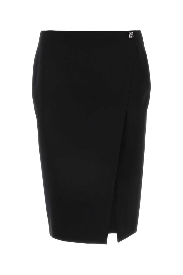 Givenchy Exterior: 100% Wool; Lining: 73% Acetate skirt in black
