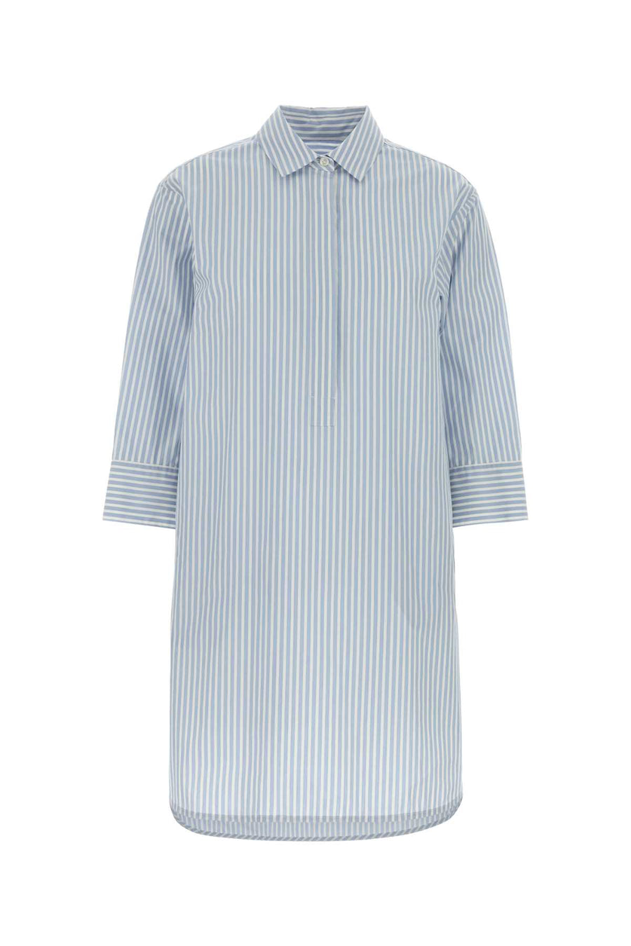 Woolrich Poplin 100% Cotton shirt dress in blue
