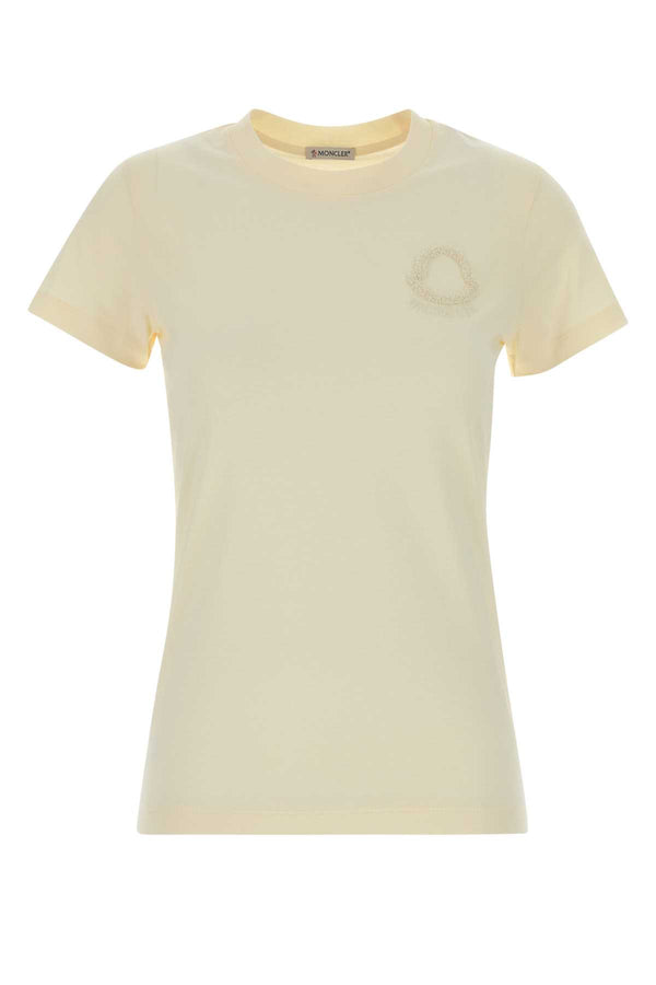 Moncler 100% Cotton t-shirt in beige