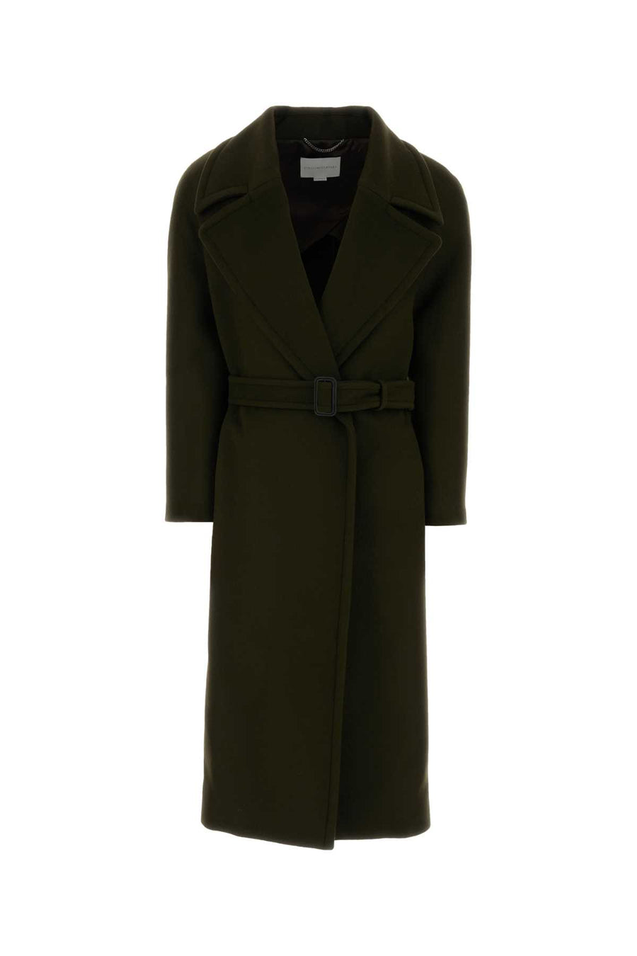 Stella McCartney Wool Outer: 100% Wool coat in green