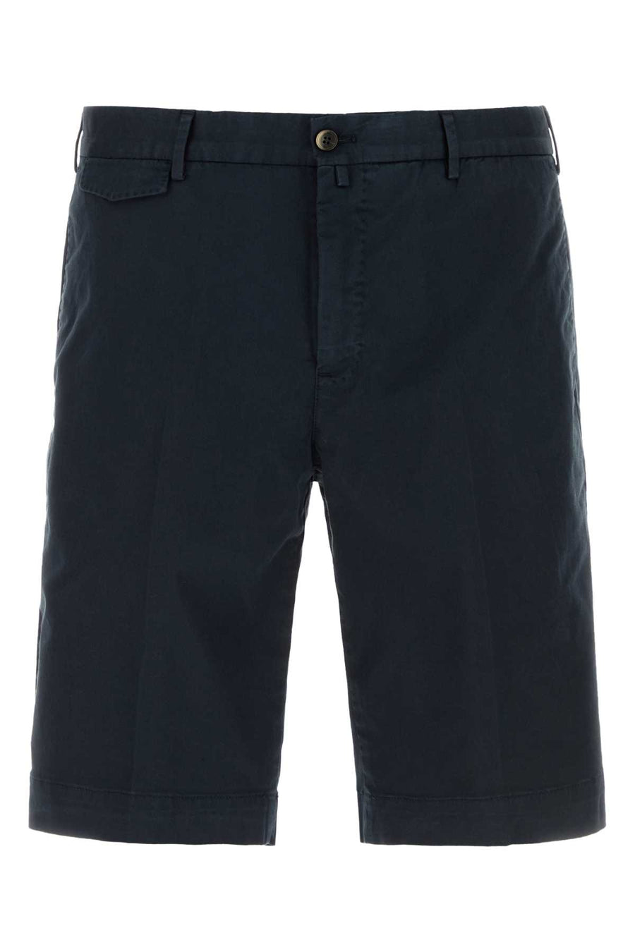 Pt Torino 98% Cotton bermuda shorts in navy