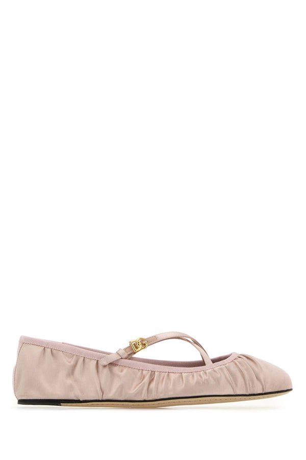Dolce & Gabbana Exterior: 100% Fabric ballet flat in beige