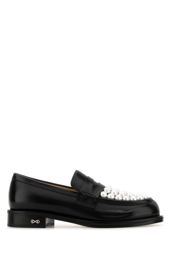 Mach&Mach Leather Exterior: 100% Calf loafer in black