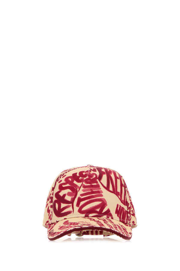 Dsquared2 Over 100% Cotton baseball cap in beige