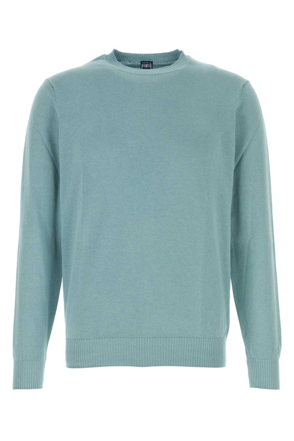 Fedeli 100% Cotton sweater in green