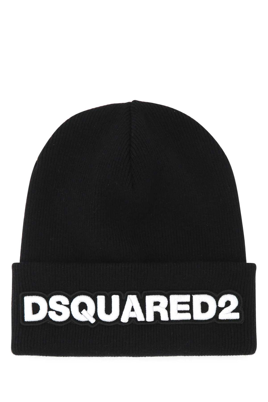 Dsquared2 KNM000115040001 100% Wool beanie in black