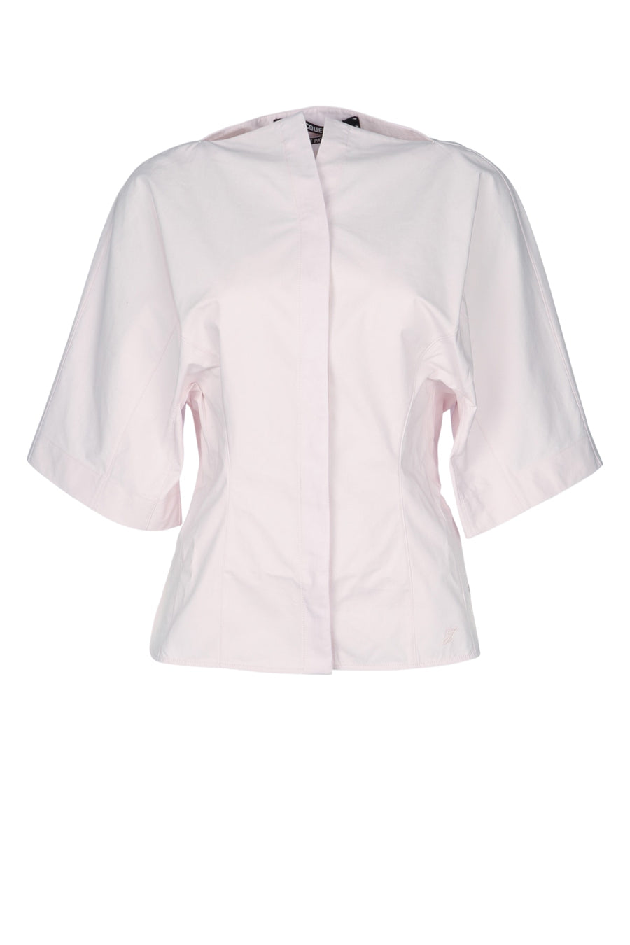 Jacquemus Chemise 100% cotton shirt in pink