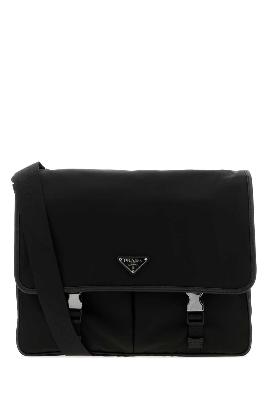 Black Canvas Shopping Bag Nero Borse A Mano